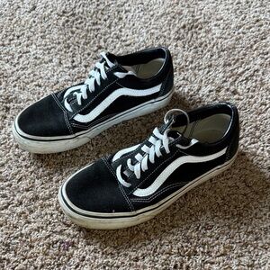 Vans Black and White Old Skool Sneakers